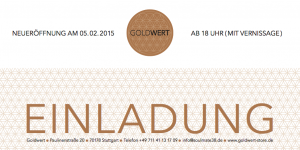 Vernissage bei Goldwert